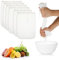 Dimeho 6 Pcs Nut Milk Bag Reusable Nylon Cheese Cloths Fine Mesh Food Strainer Multiple Application Cheesecloth Pouches Cold Brew Coffee Filter for Straining Juice Tofu Greek Yogurt Tea