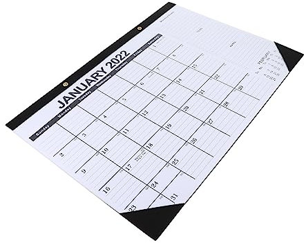 GRADENEVE 1 Stück 2022 Englische Ausgabe Kalender Monat Zum Anzeigen Tageskalender Karten