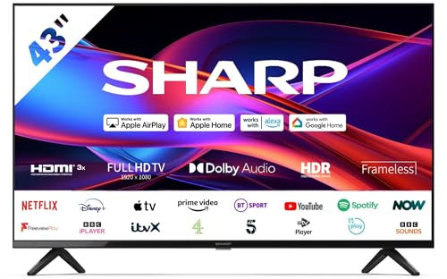 Sharp 43GD2225K Full HD Frameless LED Roku TV
