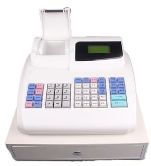 DIKAMAN Registrierkasse für Kleinunternehmen, Registrierkasse All-in-One-Maschine, kann 2K Kategorien hinzufün Supermarktkassenterminal Multifunktionskasse für Einzelhandel, Restaurant, Supermarkt