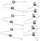 Toyvian 6Pcs Trumpet Water Key Spit Valve Springs for Trombone Tuba Durable Silver Instrument Parts Easy Installation for Educational Professional Use