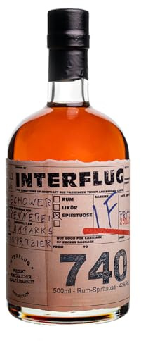 INTERFLUG 740 Rum & Flavor | IF740 | Spirituose 0.5l (42% Vol) | Schwechower Brennerei (1229)
