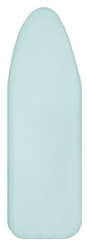 LUKDUNG Bügelbrettbezug, Bügeltischbezug aus Baumwolle, Bügelbezug mit Elastischer für Dampfbügelstation, Passend für Bügeltische 133-138cm x 40-45cm, Blau