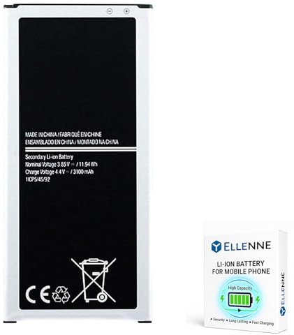 ELLENNE - Batteria per Samsung J5 J510 2016 EB-BJ510CBC da 3100mAh