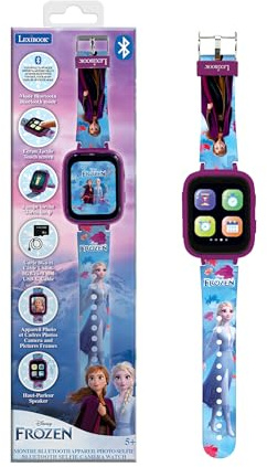 LEXIBOOK Frozen Bluetooth Watch DMW071FZ | Color display, camera, 8GB memory card