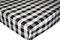 Wipe Clean PVC Tablecloth Vinyl Oilcloth Kitchen Table Cover Protector - Black Gingham Checked (50 x 140cm)