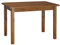 k koma Massiver Kiefernholztisch im Eichenholz-Look – klassisches Design in der Farbe Eiche, 120 x 70 cm