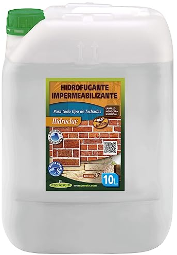 MONESTIR Hidroclay, Hidrofugante Impermeabilizante de Fachadas, 10L