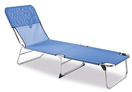 Solenny Bain de Soleil de Jardin 3 Pieds sans Ressorts 190x61x30 cm