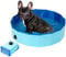 Sweetypet Faltbarer Pool: Faltbarer Hundepool mit rutschfestem Boden & Ablassventil, 80 x 20 cm (Faltbares Planschbecken, Hundebecken, Zusammenfalten)