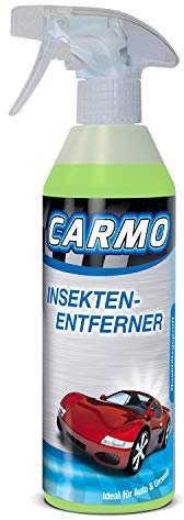 CARMO 1x Insektenentferner | Lackverträglich | Zur Scheibenreinigung und Vorwäsche geeignet| Pre-Wasch | Spezialreiniger | 500ml