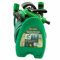 ukdabzz 10m Patio Hose Set - Green Plastic & Rubber Mini Garden Watering Hose Pipe Reel Spray Set - 4 Pattern Hand Spray - Tap Ready, 2x Hose Connector, 1x Tap Adaptor - HARDWARE
