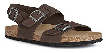 Geox Herren U Sandal Ghita A Sandalen,Dk Coffee,43 EU