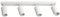 EDO Deckenstrahler GU10 MALGA, 4 Flammig, Deckenlampe Weiß, Drehbar Spotbalken, Deckenleuchte Schwenkbar, Wandlampe Innen, Wandstrahler, Spot, Downlight, Lampe für Schlafzimmer, Küche, Wohnzimmer