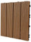 Lot de 11 Caillebotis Exterieur Dalles de Jardin 30×30 cm Composite Bois-plastique Revêtement de Sol Extérieur (11 Tuiles #1)