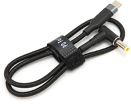 Agatige Universal USB C zu DC 5,5x2,5mm Stecker Ladekabel für Laptop 100W(1M)