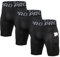 LANBAOSI 2-3er Pack Herren Kompressionsshorts mit Tasche Laufen Fitnessstudio Sportliche Strumpfhose Baselayer Sommer Schnell Trocknende Sporthose