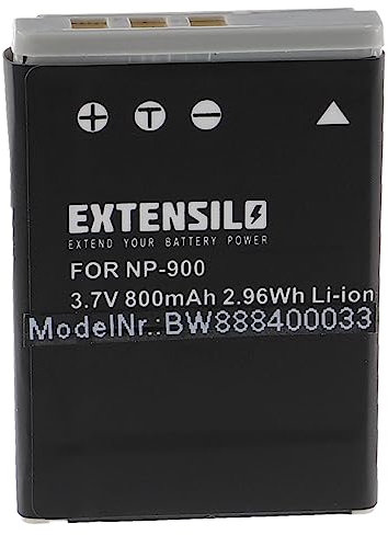 EXTENSILO 1x Akku kompatibel mit Jenoptik JD 10.0 Z3 SL Kamera (800mAh, 3,7V, Li-Ion)