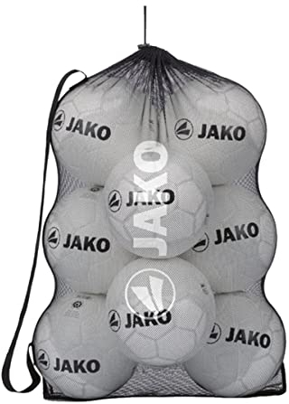 JAKO Unisex Ballnetz 10er, Schwarz, Empty/NO Size