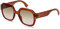 LONGCHAMP Damen LO2674 Sonnenbrille, Brown, 54