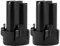 2X Joiry 10.8V 2.5Ah Li-ion Batterie Ersetzen für Makita BL1013 BL1014 DF030D DF330D LCT203W 194550-6 194551-4 195332-9