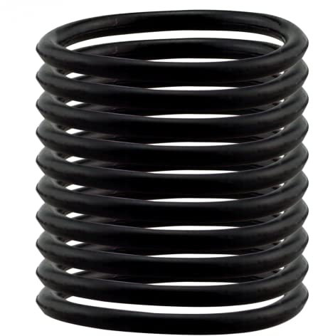 Lot de 10 joints toriques de rechange pour bouchons de lavabo en métal 38 mm