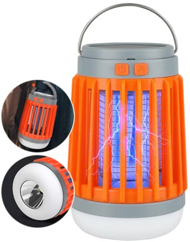 2025 Original Mozz Guard Mini Lámpara Antimosquitos UV Camping, Antimosquitos Eléctrico Interior y Exterior, Elimina Mosquitos, Moscas y Bichos Molestos, Portátil, Impermeable, Recargable