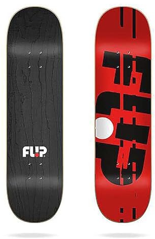 Jart Odyssey Glitch Red 8.375x31.77 Flip Deck Skateboard, Mehrfarbig (Mehrfarbig), Einheitsgröße