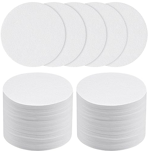 HOTUT Filtri Caffè in Carta 400 Pezzi, Carta Filtro per Caffè Rotonda Filtri da Caffè Non Sbiancati, 100% Naturale Filtri Caffè Monouso, per Macchine da Caffè Caffettiere Moka Pot, 58mm