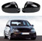 1 Paar Spiegelabdeckungen Ersatz für VW Golf MK5 Mk6 Plus/EOS/Jetta MK5/Passat B5.5 B6/Sharan, Auto Spiegelkappen Außenspiegel Außenspiegelkappe Rückspiegelkappe Ersatz für Skoda Superb B5 (Schwarz)