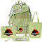 Chainsaw Man Anime 4 Piece Set Backpack Stationery Bags Canvas Bags Handbags Student Schoolbag Backpack Stationery Set Chainsaw Man Power Pochita Shoulder Bag