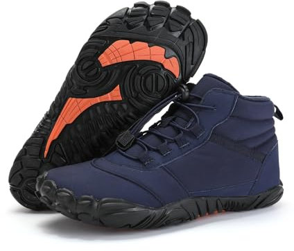 Imperméable Pieds Nus Chaussures Hiver Pro 2.0 Hommes Femmes Unisexe Minimaliste Trail Chaussures De Course en Plein Air Pieds Nus Chaussures Pieds Nus Chaussure Pieds Nus,Bleu,36