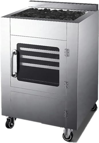 GFXYQPDNV 100 L Four Camote, Four De Patates Douces en Acier Inoxydable, Four À Pizza À Charbon, Taille du Plateau 36 * 48 M, Peut Cuire des Aliments Rôtis De Différents