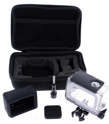 REY Maletín para GoPro, Cámara Deportiva, Bolsa Estuche, Protector Porta Viaje Portátil
