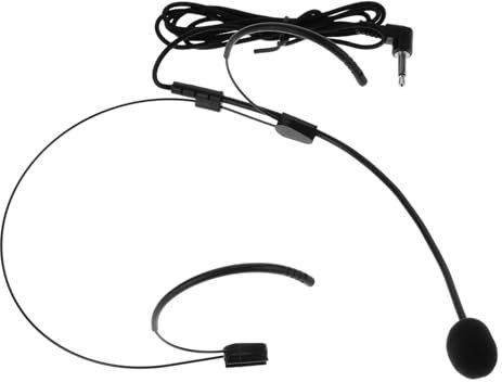 BIUDECO Micrófono De Diadema Profesional para Maestros y Presentaciones Micrófono Cabezal Ligero Amplificación De Sonido para Actividades Aula y Escenarios