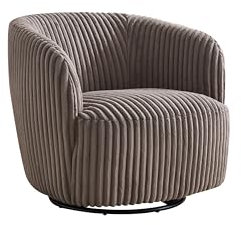 le canapé Loungesessel drehbar Sessel Relaxsessel Drehsessel Alma aus Kord