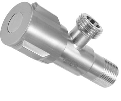 AUTSUPPL Edelstahl Eckventil Stopventil Mit Dichtverschluss Für Badezimmer Waschbecken Und Toilette Wasserfüllventil Leicht Installierbar Langlebig Und Rostfrei