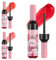 3 Colors Wine Bottle Lip Stain, Cute Wine Lip Tint, Liquid Lips Gloss, Matte Finish Long Lasting Waterproof Liquid Lipstick for Women and Girls Mom Wife