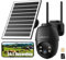 LEMNOI 24H/24 Enregistrement 4G LTE Caméra de Surveillance Solaire Extérieure sans Wi-FI, SIM Intégrée, PTZ à 360° avec Auivi de Mouvement, Vision Nocturne 2K, Audio Bidirectionnel, Etanchéité IP66