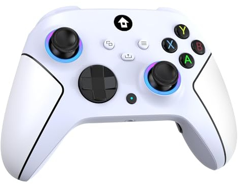 SZDILONG 2.4GHz Wireless Controller for Xbox Controller, Xbox One Series X|S Consoles, PC Windows, Steam, with 7 Colors RGB Light/1000mAh Battery/Programmable/Turbo, Dual Vibration/3.5mm Audio Jack