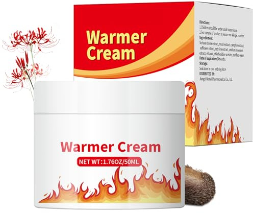 50ml Crème Chauffante pour Muscles,Crème pour Massage et Soin Musculaire,Cible les épaules et la nuque sujettes à la fatigue, et aide à atténuer celle-ci