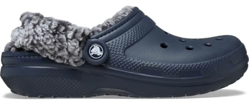 Crocs Unisex Adult, Classic Fleece Lined Clog, Navy, 4 UK Men/ 5 UK Women