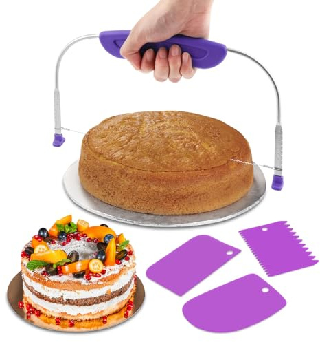 Cake Leveler & Slicer, Adjustable Cake Cutter Slicer Leveler