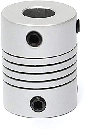 EsportsMJJ 8mm X 10mm Aluminium Flexible Wellenkupplung Od19mm X L25mm CNC Schrittmotor Kupplung Steckverbinder