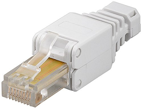 GOOBAY RJ45 CAT 5e UTP ohne Werkzeug AWG, 24-26, Weiß, 3 Stück