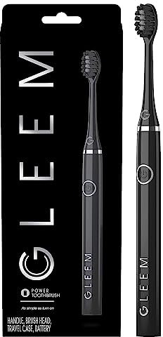 Gleem Spazzolino elettrico a batteria, nero