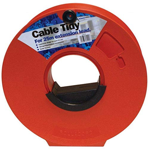 Leisurewize LWACC3 Cable Tidy Reel 25m Mains Hook Up Lead Extension Caravan Motorhome Wire Storage Camping Home