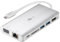 goobay Adattatore Muliport 49850 Premium USB-C Hub 8 in 1 – Estende Un Dispositivo USB-C per Porte HDMI 2 X USB 3.0 CR C RJ45 VGA