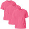 Gildan Men's Ultra Cotton T-Shirt, Style G2000, Multipack, Safety Pink (3-Pack), XXL (Pack of 3)