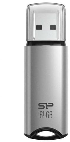 Silicon Power Marvel M02 USB-Stick, Silber, 64 GB